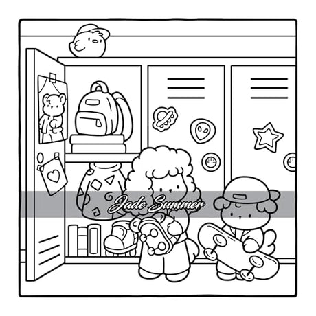 Cozy Eras: Cute Coloring Book for Adults and Teens with Adorable Characters and Nostalgic Scenes for Relaxation (Comfy and Cozy Coloring Books) WoodArtSupply