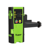 Huepar LR-6RG Laser Detector for Laser Level, Detect Green & Red Beams Digital Laser Receiver Compatible with Huepar Pulse Mode Line Laser Level Up to 200Ft, Three-Side LED Display, Clamp Included Huepar