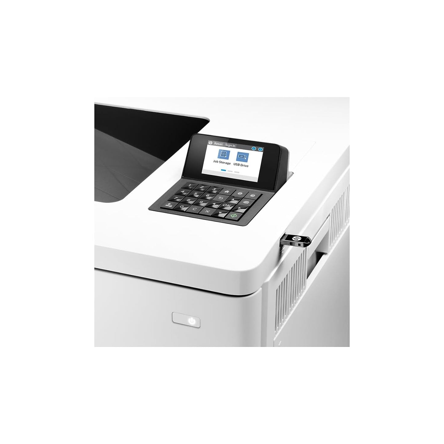 HP Color LaserJet Enterprise M554dn Duplex Printer (7ZU81A),White