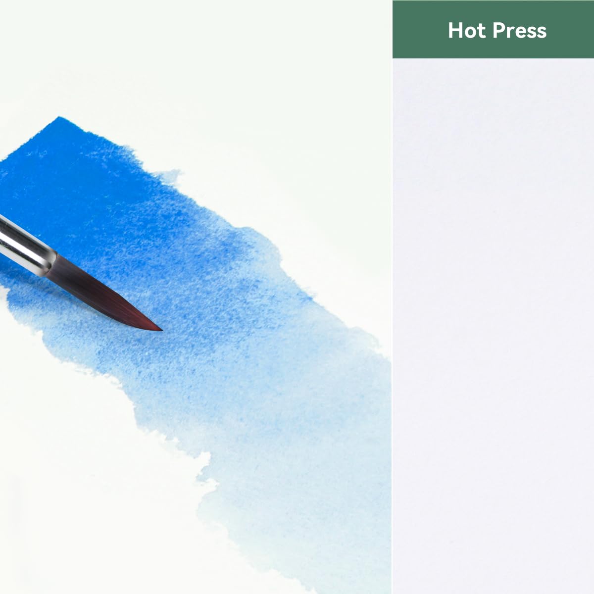 Lightwish Watercolor Journal, 100% Cotton Hot Press Art Supplies Watercolor Paper7.6” x 5.1”, 20 Sheets (140lb/300gsm), Acid-Free for Watercolors, Gouache, Acrylics LIGHTWISH