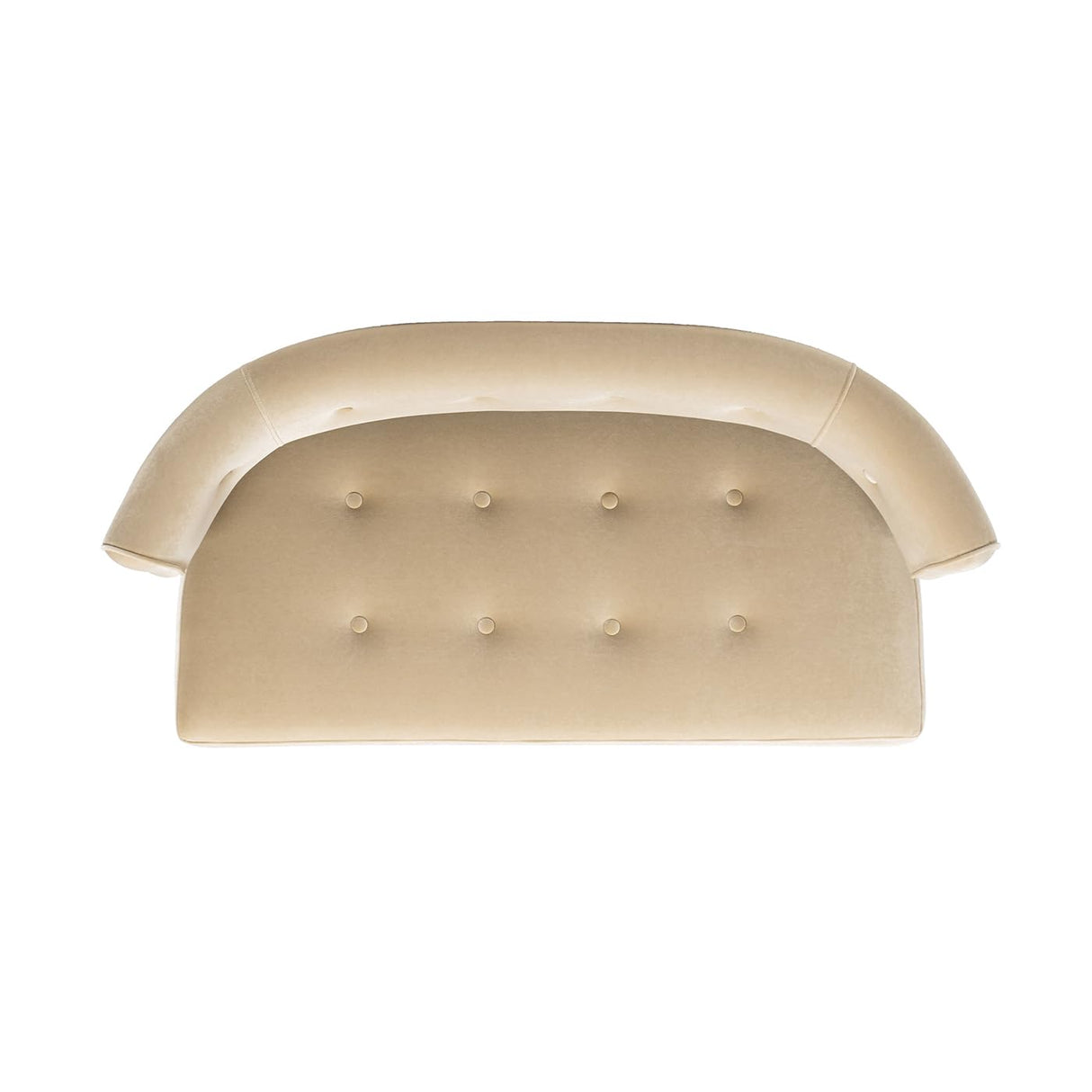 Jennifer Taylor Home Jared Roll Arm Tufted Bench Settee with Back, Fawn Brown Performance Velvet Jennifer Taylor Home