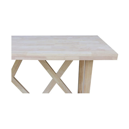 IC International Concepts Bar Height Table, Unfinished - WoodArtSupply