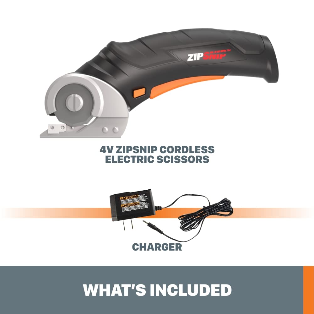 Worx WX082L 4V ZipSnip Cordless Electric Scissors, fabric scissors, rotary cutter WORX