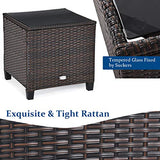 3 PCS Patio Furniture Set, OneSize, Navy WoodArtSupply