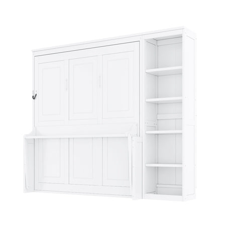 Sturdy Murphy Bed With Desk And Bookshelf HouseOfZazla