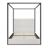 Canopy Bed With Tall Upholstered Headboard And 4 Poster HouseOfZazla