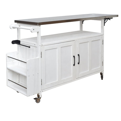 Foldable Outdoor Kitchen Island Patio Cart with Storage HouseOfZazla