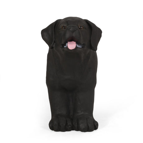 MGO Dog Bench - Outdoor Labrador Design, Matte Black HouseOfZazla