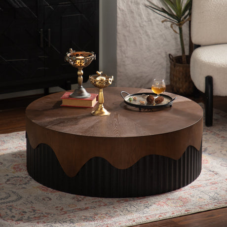 38.97' Round Coffee Table Handcrafted HouseOfZazla