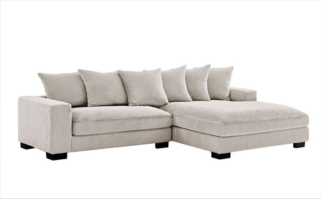 Luxe - Oversized 2 Piece Sectional Couches For Living Room, L Shaped Sofa With Chaise HouseOfZazla