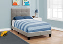 Transitional Upholstered Bed Frame HouseOfZazla