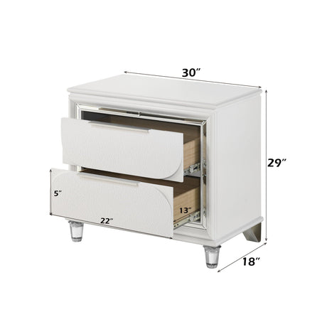 Tarian Nightstand - White HouseOfZazla