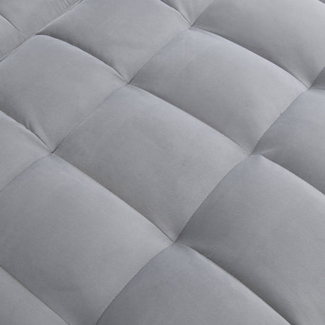 Modern Velvet Loveseat Futon Sofa Couch with Pullout Bed HouseOfZazla