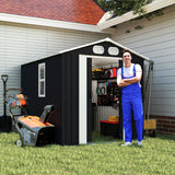 Campcraft 8x6 FT Outdoor Metal Storage Shed