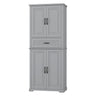 Bathroom Storage Cabinet With Multifunctional Storage Space HouseOfZazla