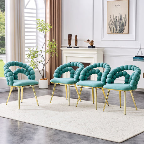 Puffy Bubble Ball Chain Chairs for Dining Room HouseOfZazla