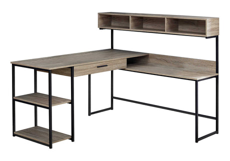L-Shaped Corner Computer Desk with Storage Drawers HouseOfZazla