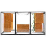 Outdoor Cat House, Diy Cat Enclosure Catio With Double Enter Doors