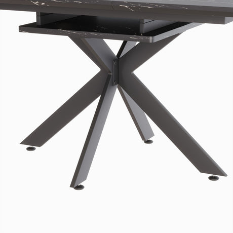 Modern Mid-Century Dining Table Set With Extendable Design HouseOfZazla