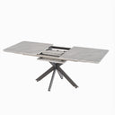 Modern Extendable Dining Table Set With Soft Padded Armless Chairs HouseOfZazla
