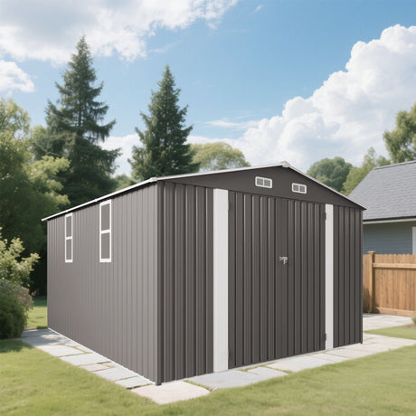 Outdoor Storage Shed With Lockable Doors HouseOfZazla