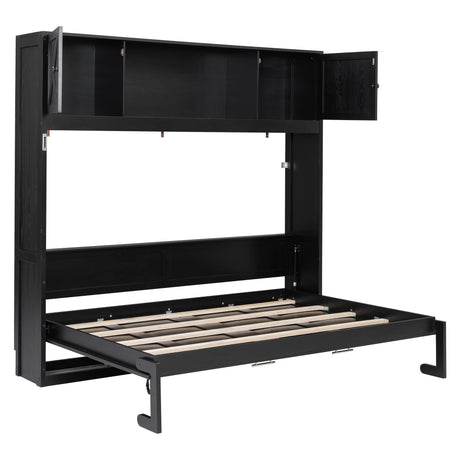 Murphy Bed With Storage Cabinets HouseOfZazla
