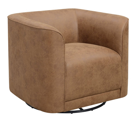 Brown Swivel Accent Chair HouseOfZazla