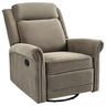 360 Degrees Swivel Manual Rocking Recliner with Adjustable Backrest HouseOfZazla