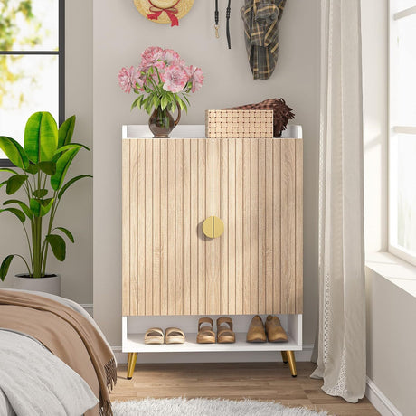 Shoe Cabinet With Doors, 7 Tier Storage Organizer HouseOfZazla