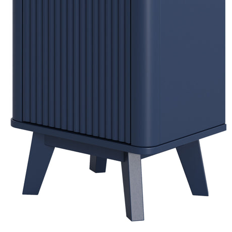 Tall Bathroom Storage Cabinet With Adjustable Shelves And 1 Drawer & Door HouseOfZazla