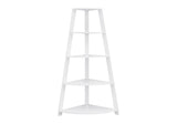 4-Tier Corner Bookshelf, Modern & Contemporary Style