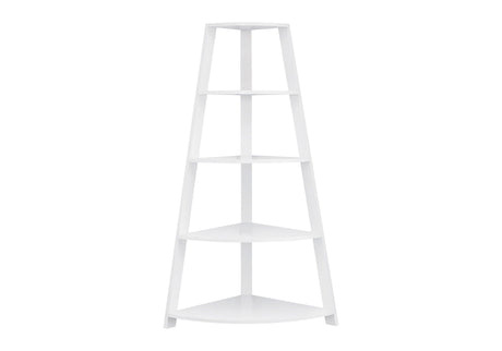 4-Tier Corner Bookshelf, Modern & Contemporary Style HouseOfZazla