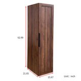 Freestanding Buffet Cupboards Sideboard With Doors & Shelves, Kitchen Pantry Storage Cabinet - Walnut