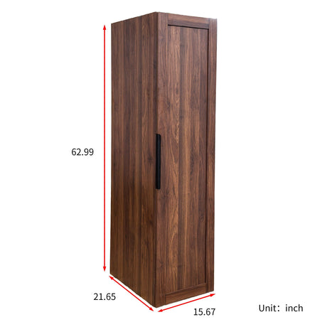 Freestanding Buffet Cupboards Sideboard With Doors & Shelves, Kitchen Pantry Storage Cabinet - Walnut HouseOfZazla