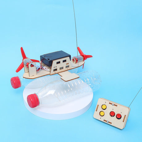 RC Propeller Boat DIY Kit, Educational STEM Toy Kitsville