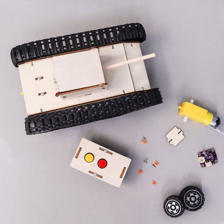 Remote-Controlled Tank DIY Kit, Educational STEM Toy Kitsville