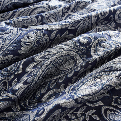 12 Piece Comforter Set with Cotton Bed Sheets Navy Cal King HouseOfZazla