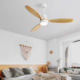 Indoor Ceiling Fan with Dimmable LED Light, 6-Speed Remote, Reversible Blades