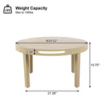 4-Piece Acacia Wood Outdoor Patio Furniture Set