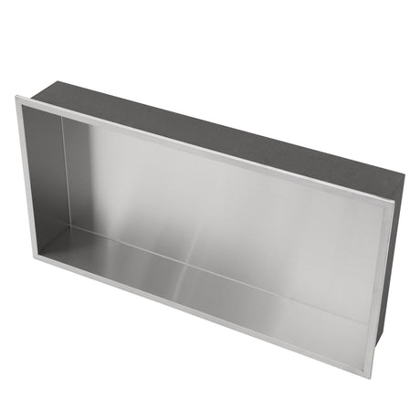 Stainless Steel Shower Niche With Seamless Design For Bathroom Storage HouseOfZazla