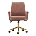 Ergonomic Mid-Back Office Chair With Striped Fabric HouseOfZazla