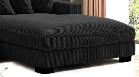Luxe - Oversized 2 Piece Sectional Couches For Living Room, L Shaped Sofa With Chaise HouseOfZazla