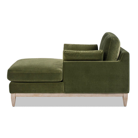 Pasadena - Modern Farmhouse Chaise Lounge Chair - Olive Green HouseOfZazla