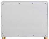 Anson Console Cabinet - Silver / Champagne