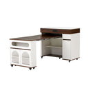 Extendable Dining Table With Folding Top, Rolling Kitchen Island With Drawers And Power Outlet HouseOfZazla