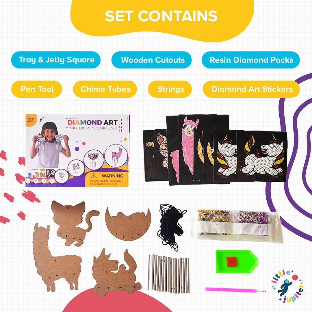 6/9/12Pcs 5D Diamond Painting Stickers Kit for Kids Children