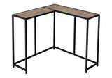 Corner Accent Console Table For Entryway, Unique L-Shaped Design