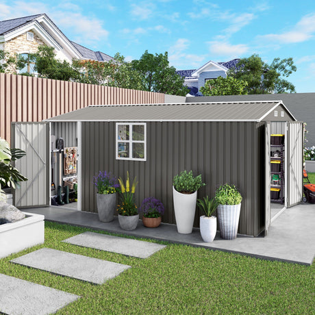 Outdoor Storage Shed With Lockable Doors HouseOfZazla