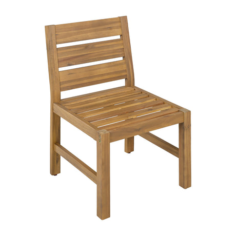 U_STYLE Farmhouse 5-Piece Outdoor Patio Dining Set with Adjustable Legs HouseOfZazla