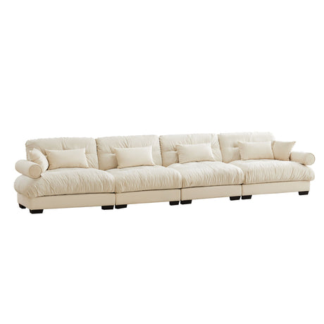 Super Comfort Oversized Modular Sectional Sofa, Deep Seat Convertible L Shaped Couch HouseOfZazla